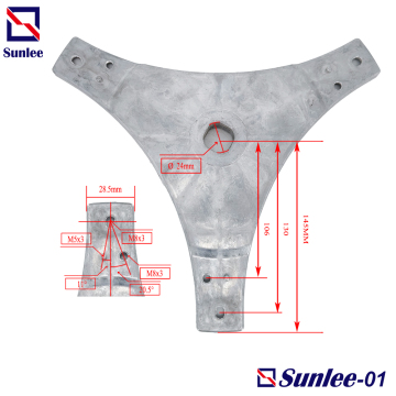 Triangular Flange Plate Full-automatic Washing machine parts