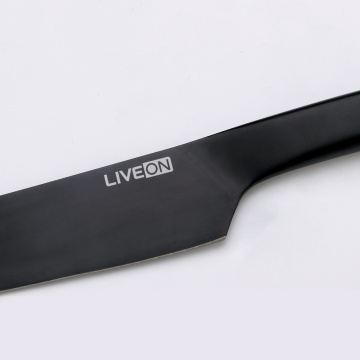 7 &#39;&#39; Black Oxide Stream-Line Santoku-mes