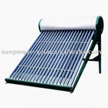 Pressurized compact solar water heater