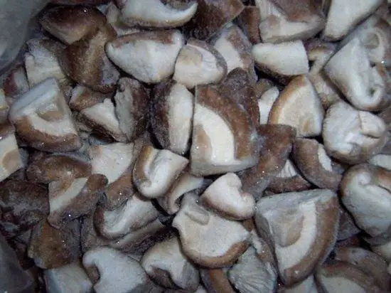 IQF Frozen Shiitake Sliced Poku Mushroom