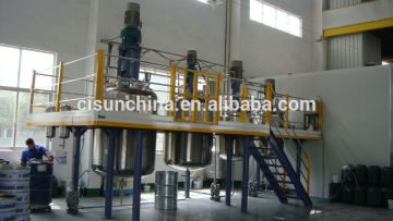 Solvent paint production line