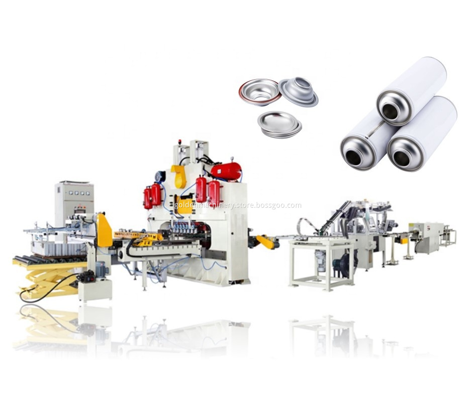 Automatic 1-5L Chemical Paint Tin Can  Making Machine