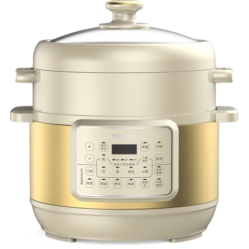 5.5L dual-hat cooker good quality kitchen electric multi pressure cooker Hot pot Steamer white
