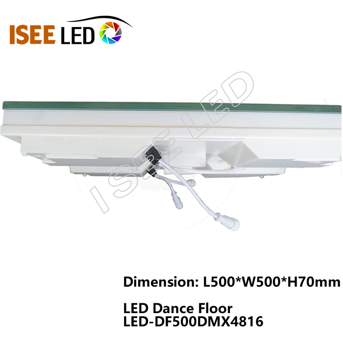 ពន្លឺជាន់រាំ DMX Led សម្រាប់ភ្លើងបំភ្លឺក្លឹប