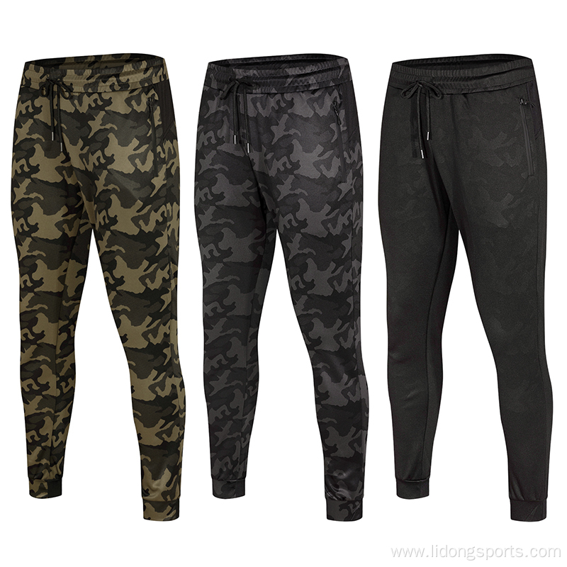 Printing Men Track Pants Sports Running Jogger Trousers