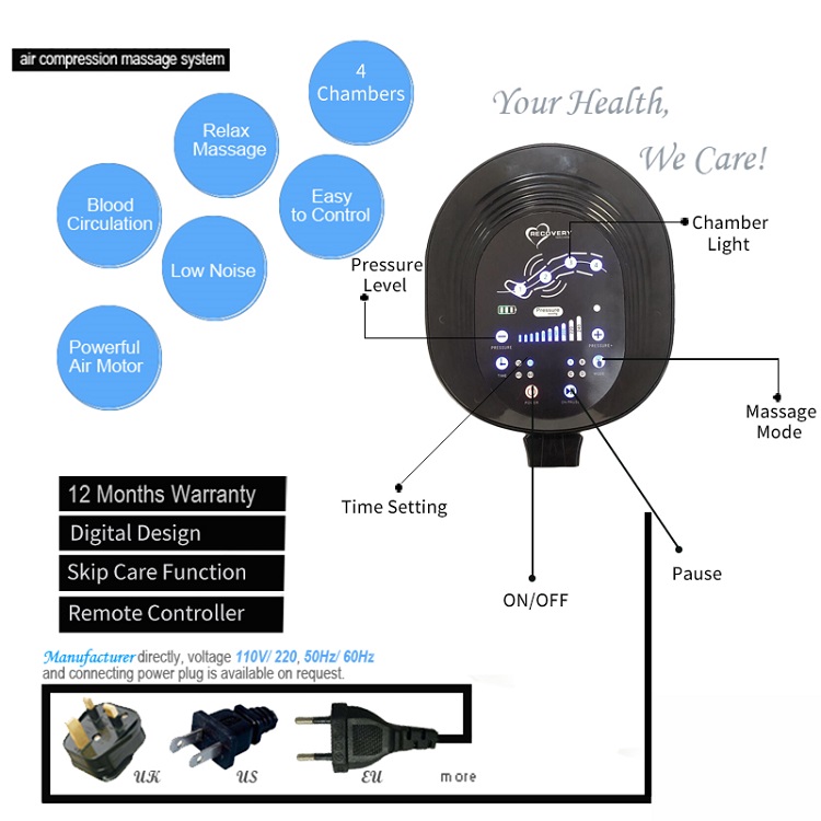 digital full body slimming detox machine beautician air compression leg massager