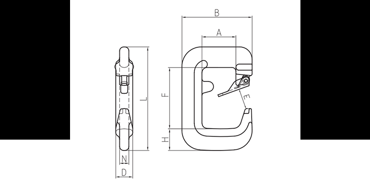 FN Type Webbing Hook