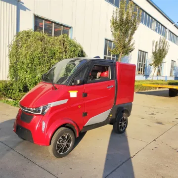 4 Wheels Low Speed Electric Transportion Cargo with Air-Conditioner Take Away Car