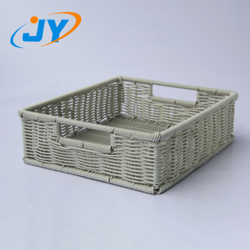 Hand woven PP rattan fruit basket