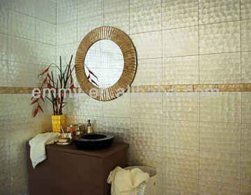 Silver capiz shell mosaic wall tiles