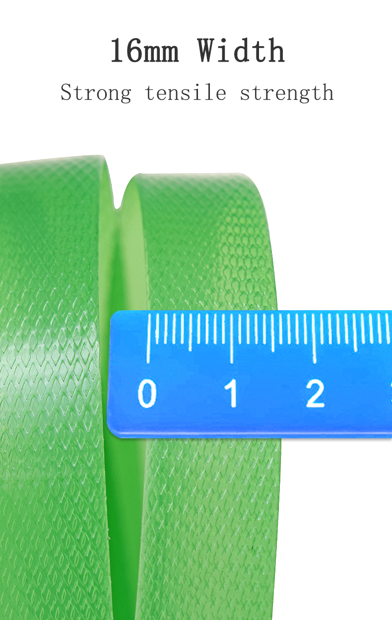 Good Quality Green Pet Plastic Steel Strapping Tape In Packing