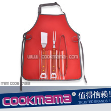 3pcs stainless steel barbeque tools with opener