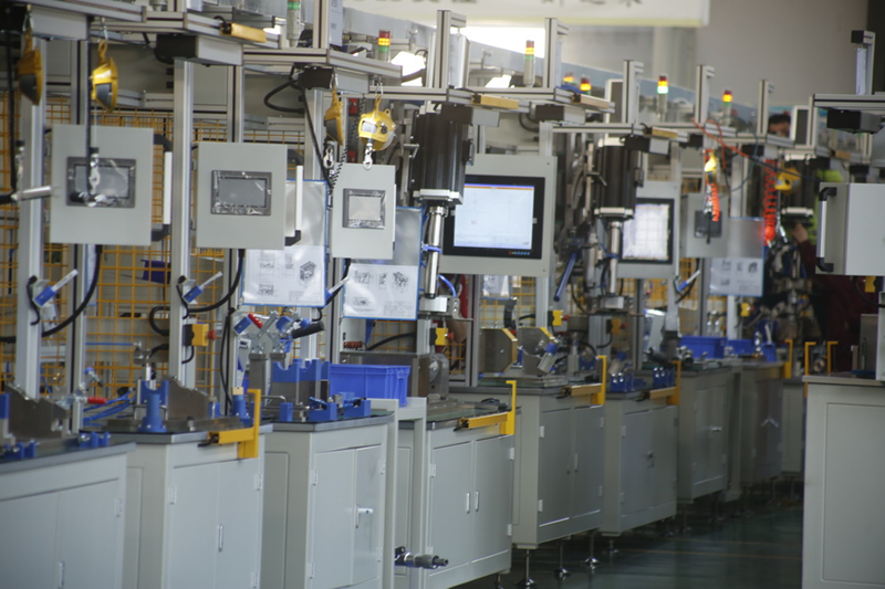 Industrial support arm system modular control box for CNC machine