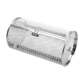 Stainless Steel Flat Spit Rotisserie Grill Basket