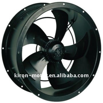 KIRON-450 outer rotor axial fan with inlet