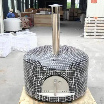 Chineses Brick Pizza Clay Stone Wooden Oven Outdoor Wood Fire