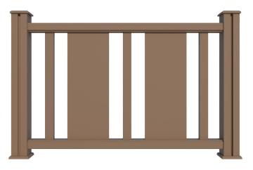 Anti-UV eco-friendly building deck railing