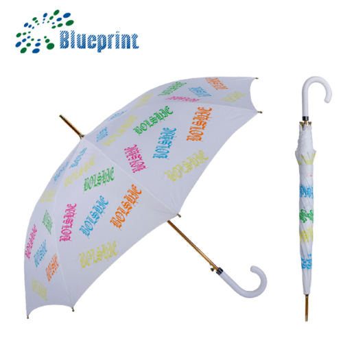 Invention Custom Printed Aluminum Shaft rain proof Stick Umbrella