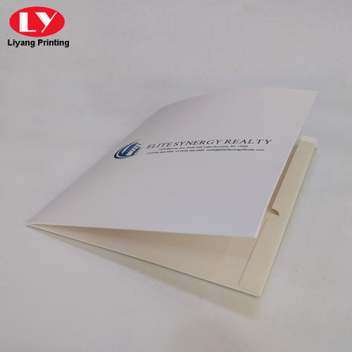 Custom Paper Document Folder Printing