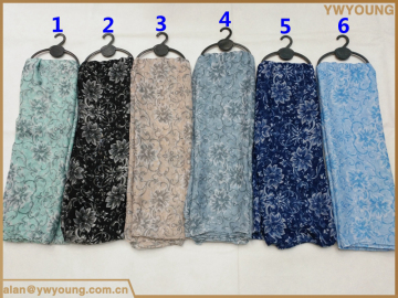 Custom Cheap Silk Long Pashmina Turkish Scarves