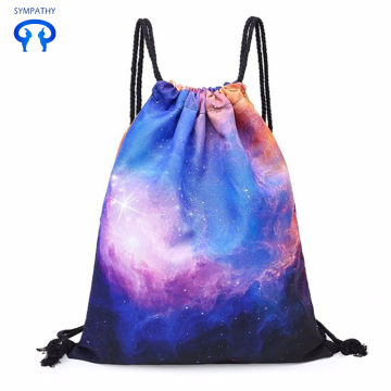 Drawstring girdle outside the bag