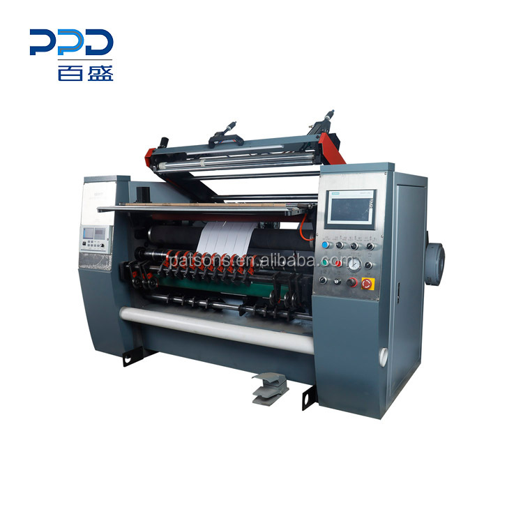 High Accuracy Credit Card Receipt Paper Roll Slitting Rewinder Machine