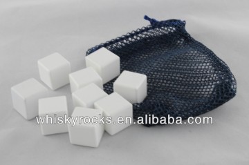 Whisky Ceramic Rock Wine Stone 9pcs/Set Cube Stone With Perfect Packaging