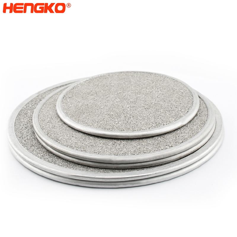 High Filtration Efficiency Factory Direct Sintered Stainless Steel Porous Plate Filter 316 316l Stainless Steel Ring Filter