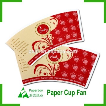 china supplier fan shaped paper for paper cup paper cup fan