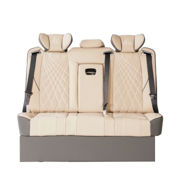 Custom Leather Luxury VIP Car Seat Refit for Ford IVECO Van and SUV Rear Seat Sofabed