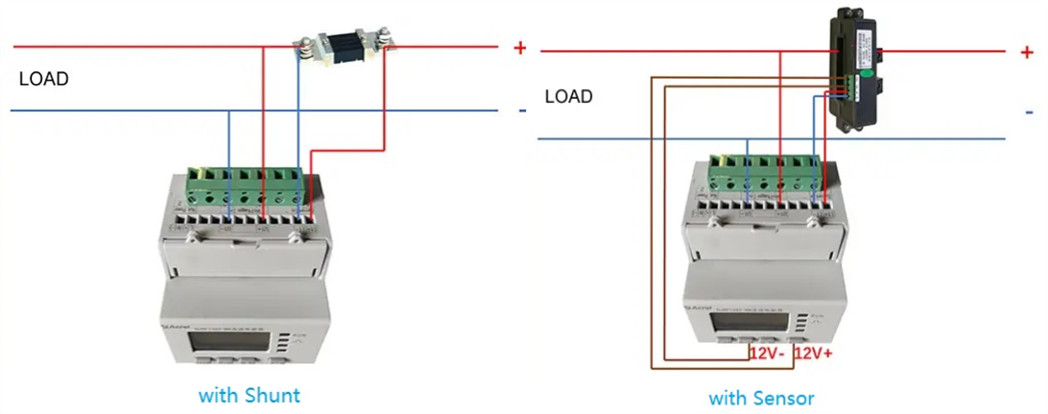 lcd display dc energy meter for solar panel