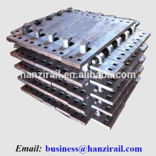 Railway Switch Base Plate,Turnout Base Plate Used Under the Rail