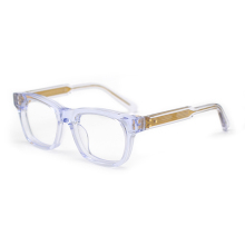Fashion Transparent Retro Thick Acetate Eyeglasses Frames
