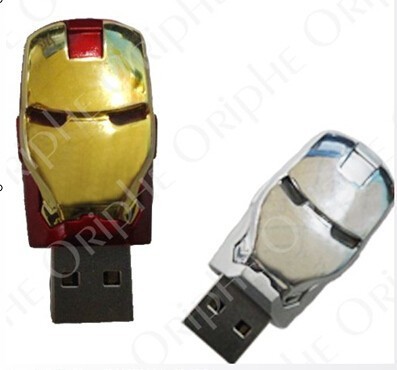 Top sell iron man usb, best gift iron man usb, super best gift usb iron man