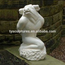 Art marble abstract stone zodiac collectibles small indoor cow sculpture