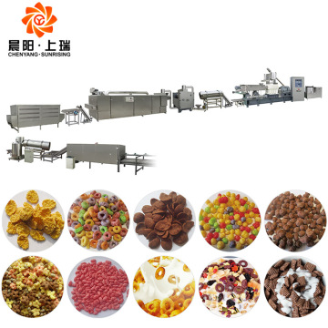 Breakfast cereal corn flakes extruder making machines