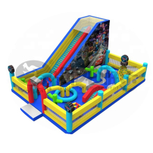 EN14960 giant inflatable castle combo