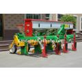 Tractor corn planter with fertilizer