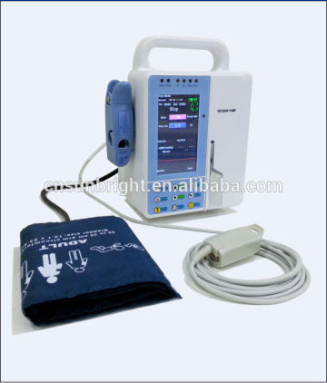 Professional convenient infusion pump with SPO2 & NIBP