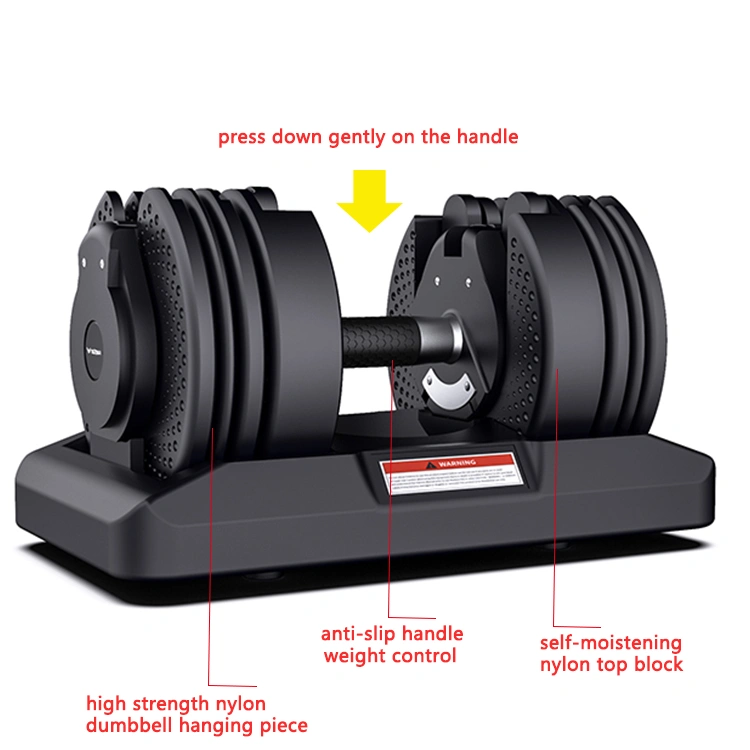 Fitness Rubber Weight Training All Steel Gym Neoprene Vinyl Black Painted Dumbbell