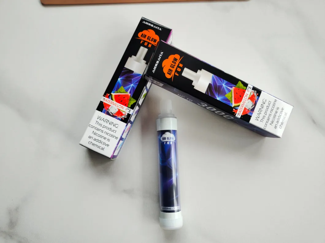 Disposable Vape Pen 6ml Pod Cartridges a+ Battery 3000 Puffs Air Glow Fun Ecig Pods Device