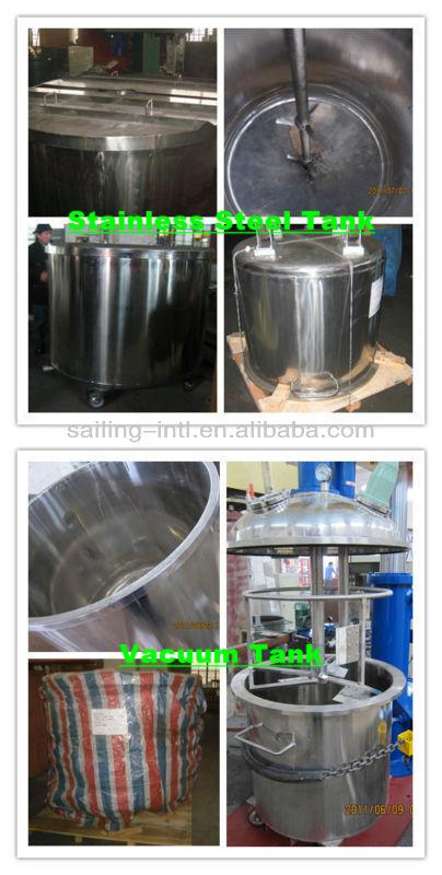 Vacuum mixing tank