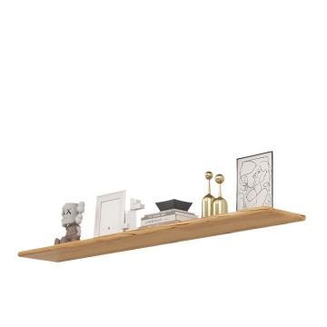 Modular Wall-Mounted Wooden Shelves for Home Customization