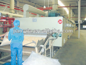 Dehydrated vegetable belt drier machine