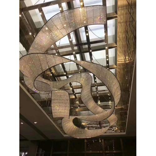 Customized Flexible Snake Chandelier Pendant Light