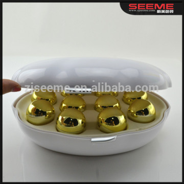 Top selling ball shape Jar container cosmetic packaging container set ,AS mini cosmetic cream jar .eye cream container