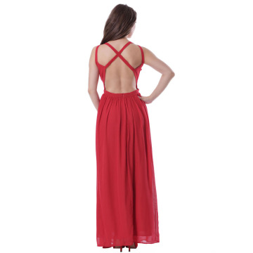 Wholesale red long mature evening dresses