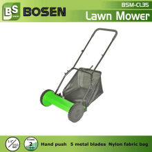 14" Hand Push Cylinder Lawnmower with 350mm Blade