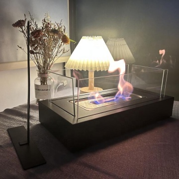 Ur-health Indoor & Outdoor Ethanol Fireplace Table Fireplace Tabletop Vent Free Bio Fuel Fire Pit