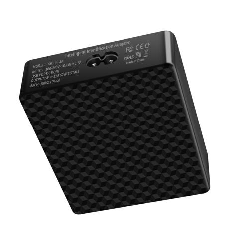 40W8ポートスマートUSB充電器急速充電